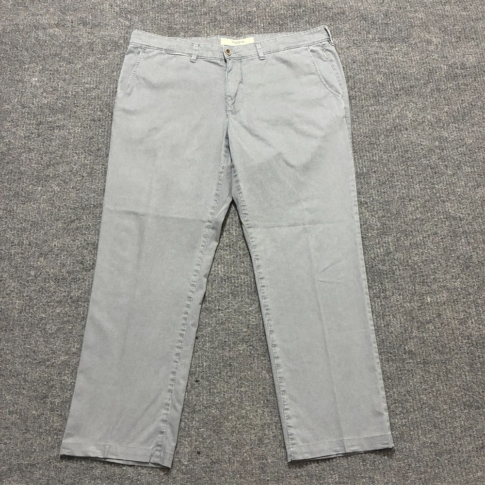 Atelier Gardeur BALE Modern Fit Pants Mens 27 Blue Striped Straight Leg Trouser‎